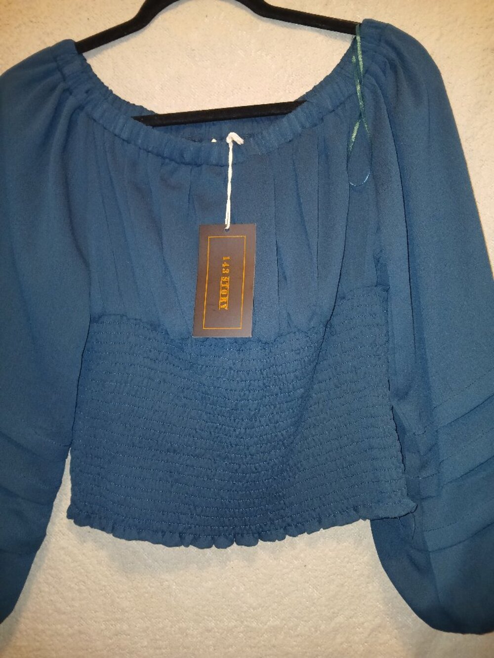 Off the shoulder blouse